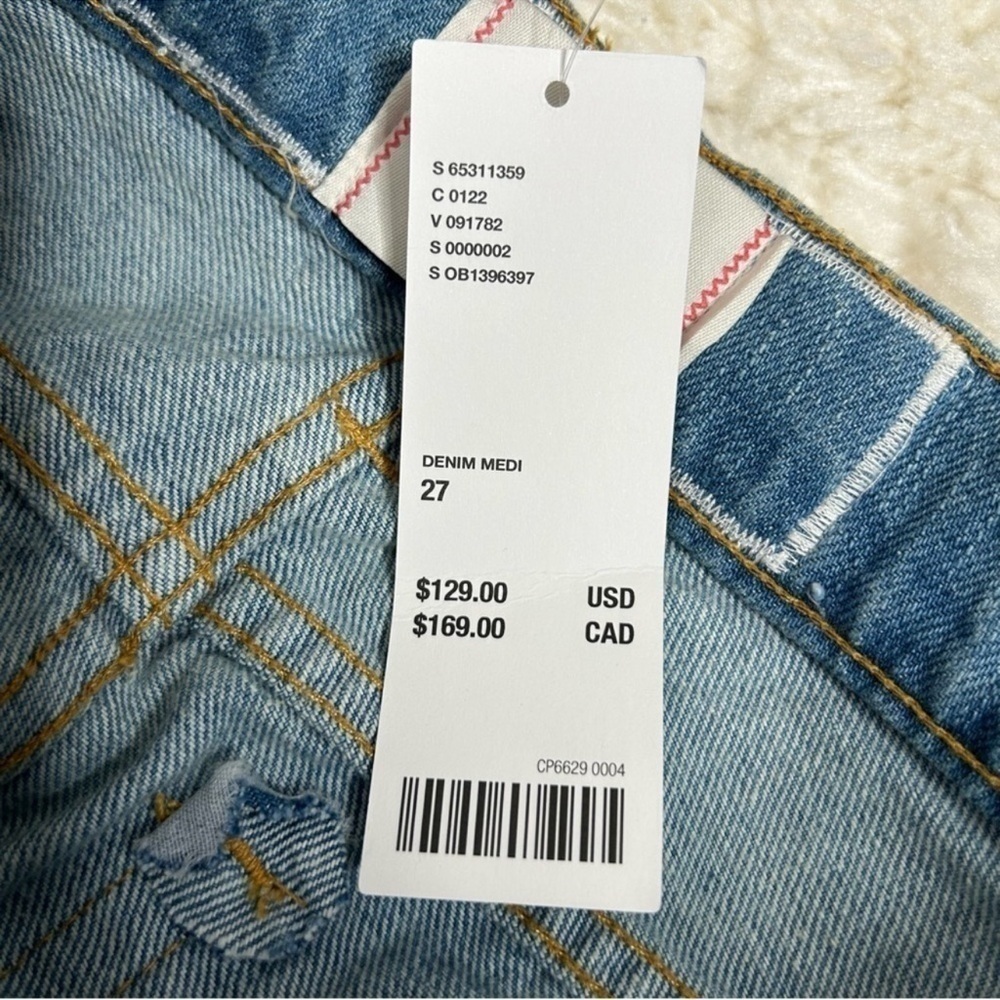 BDG High-Waisted Flare Jeans Indigo Craft NWT - Picture 14 of 16